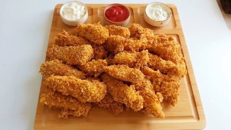 Çıtır tavuk parçaları (crispy chicken)